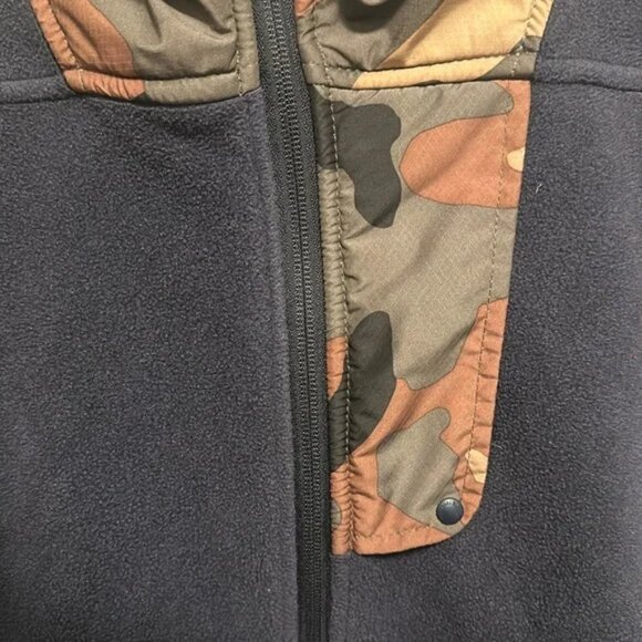24. Herschel Fleece Zip Up Jacket Sz S - Picture 6 of 6